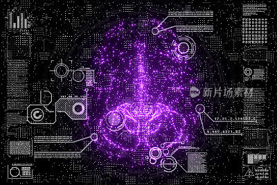 Neural Networks Circuitry Close Up